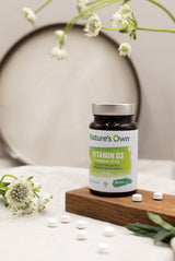 Nature's Own Vitamin D3 vegan udvundet af lavekstrakt (60 stk)
