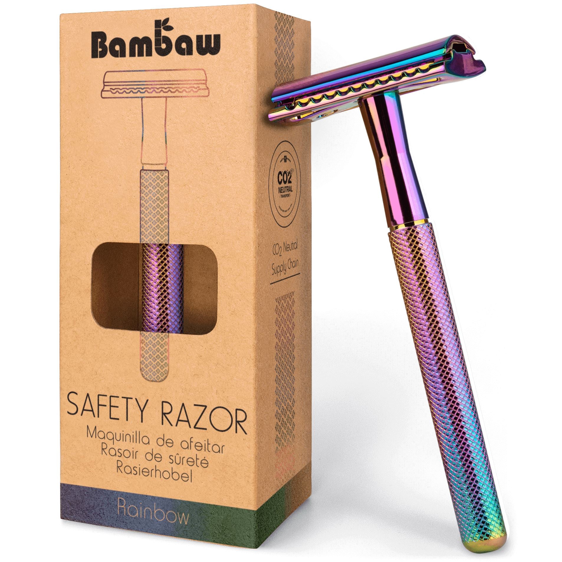 Bambaw Safety Razor - Rainbow