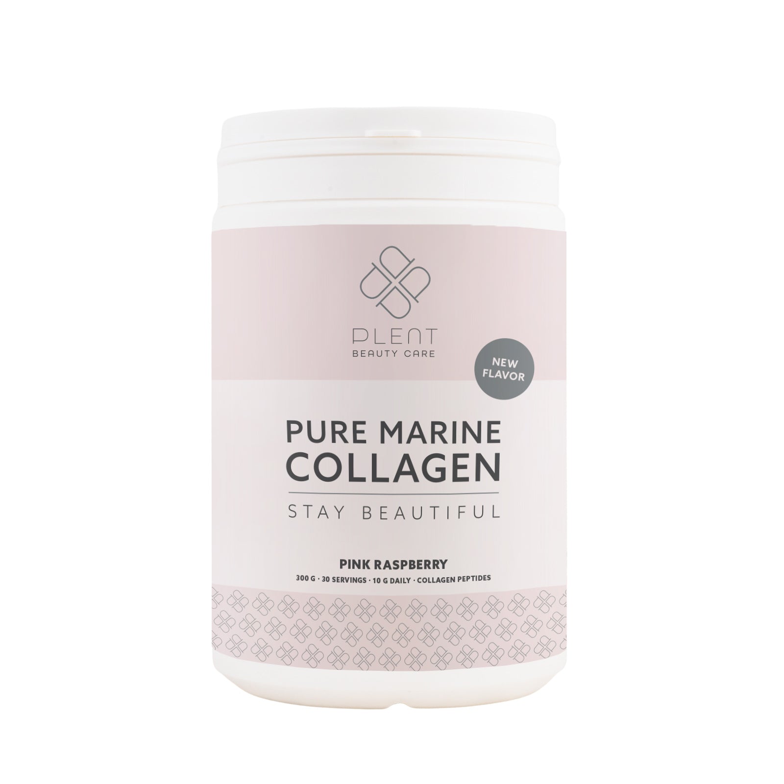 Plent Marine Collagen - Hindbær 300 gram