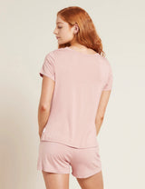 Boody Goodnight T-shirt Bambus - Dusty Pink