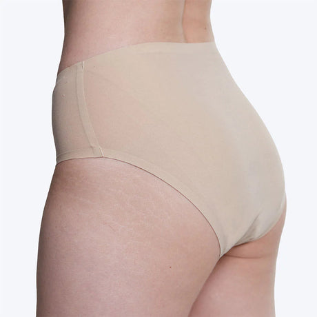 Wuka Menstruationstrusse Stretch Seamless Midi Brief Light Nude - Medium Flow