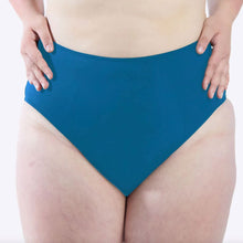 Load image into Gallery viewer, WUKA Bikini menstruationstrusse - High Waist - Blå
