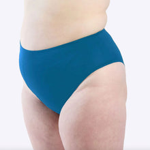 Indlæs billede til gallerivisning WUKA Bikini menstruationstrusse - High Waist - Blå
