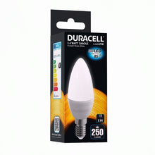 Load image into Gallery viewer, Duracell E14 LED kertepære 250Lm 3.4W, 2700K Duracell 
