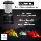 Duracell Explorer - LED Lanterne - Camping lygte 280Lm - Dæmpbar Duracell 