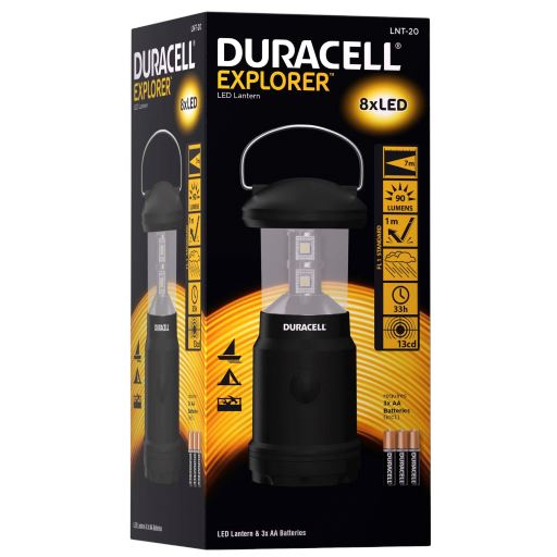 Duracell Explorer - LED Lanterne - Camping lygte 90Lm Duracell 