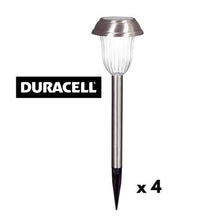 Indlæs billede til gallerivisning Duracell - LED Havelamper - 5Lm Pathway Light - Sæt med 4 lamper Duracell 
