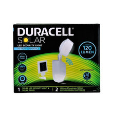 Indlæs billede til gallerivisning Duracell – LED Sikkerhedslys solcelle spot med bevægelsessensor – 120 Lumen Duracell 
