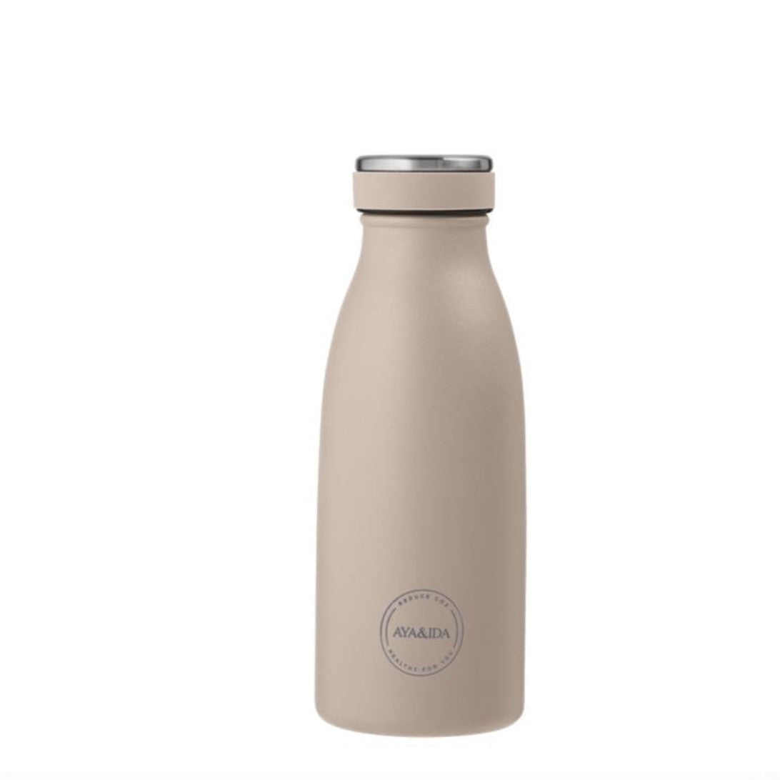 Drikkeflaske 350 Ml Cream Beige Fra Aya&ida