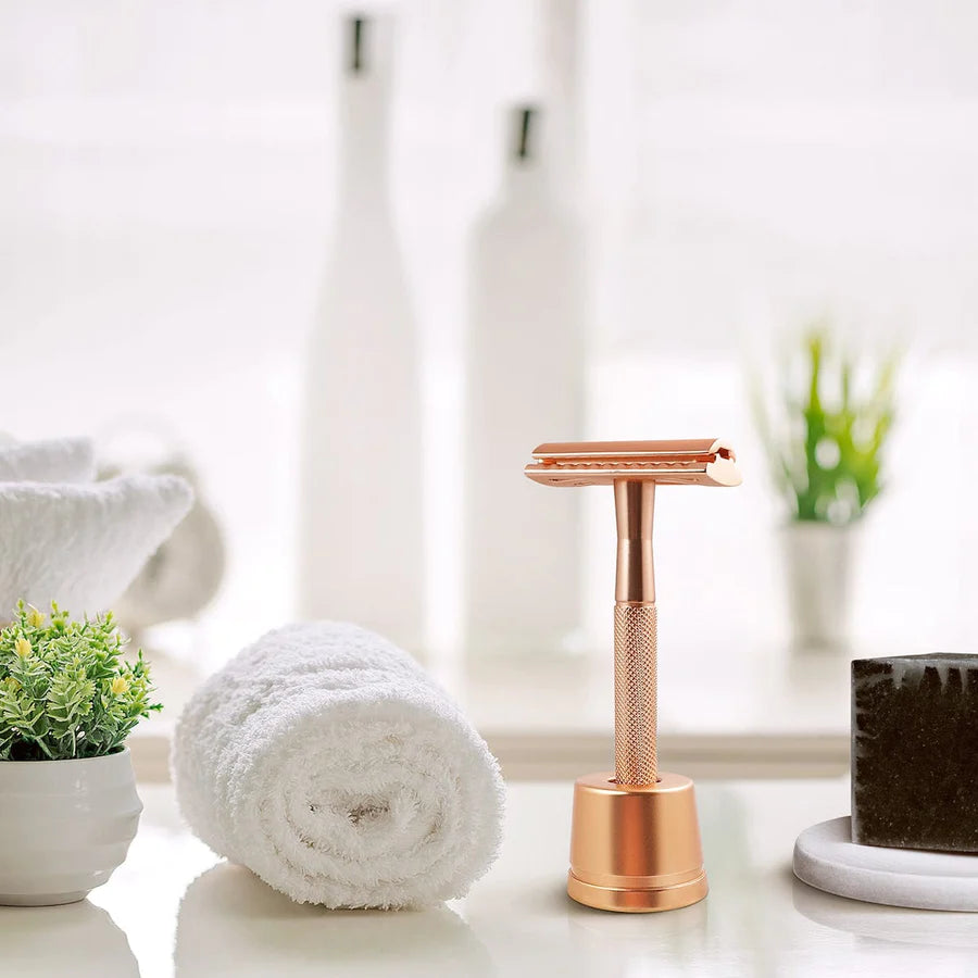 Bambaw Safety Razor Med Holder - Rose Gold