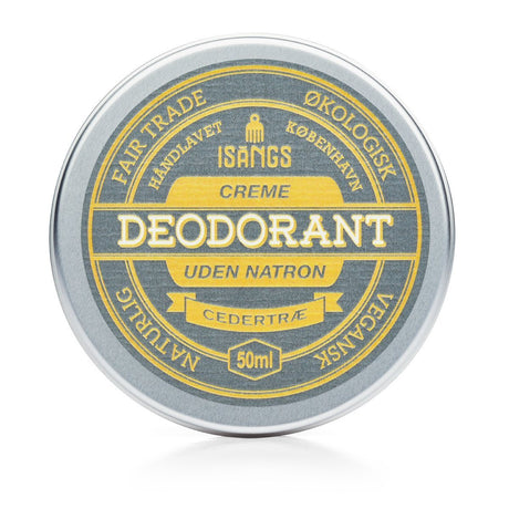 Isangs Creme Deodorant uden Natron - Cedertræ Isangs 