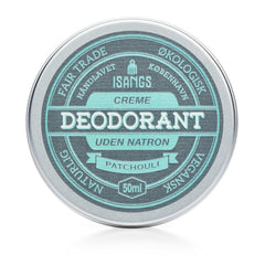 Isangs Creme Deodorant uden Natron - Patchouli Suztain A/S