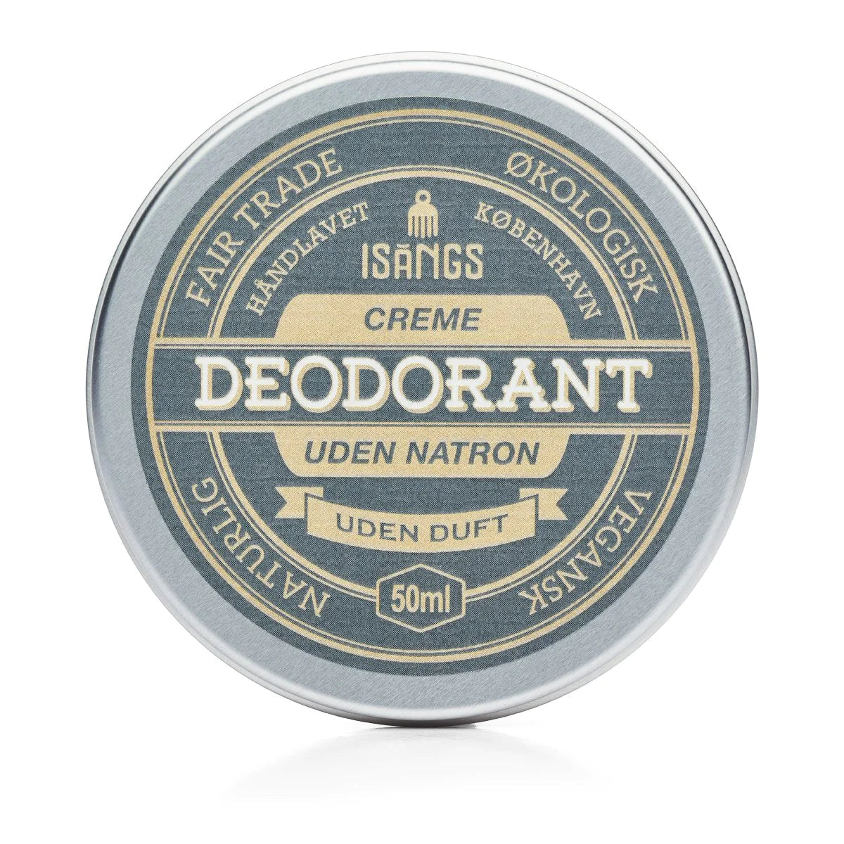 Isangs Creme Deodorant uden Natron - Uden Duft