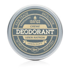 Isangs Creme Deodorant uden Natron - Uden Duft 50 ml Suztain A/S