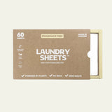 LAUNDRY SHEETS - VASKEMIDDEL I STRIPS (60 VASKE) - UDEN DUFT