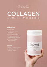 Plent Marine Collagen - Hindbær 300 gram