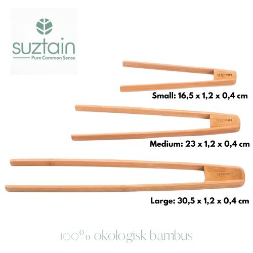 Suztain - Stegepincet small - Økologisk bambus Suztain 